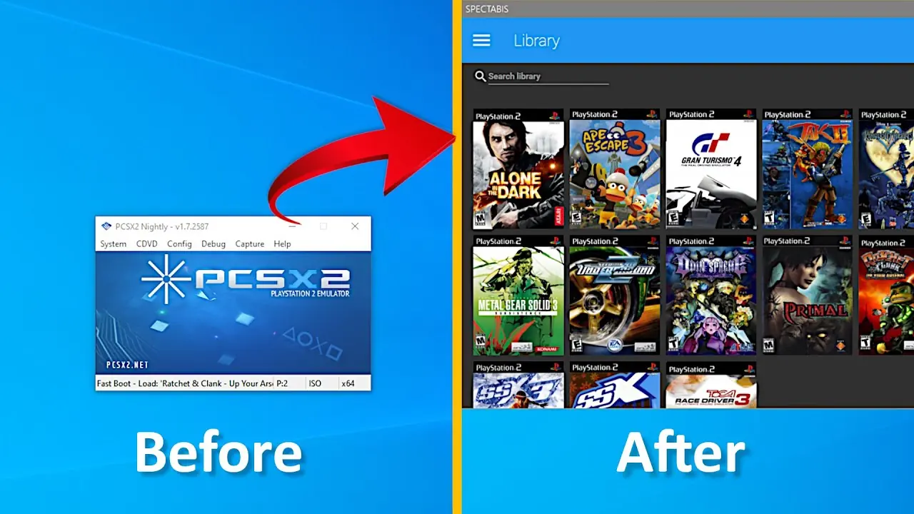 Gameplay in PCSX2